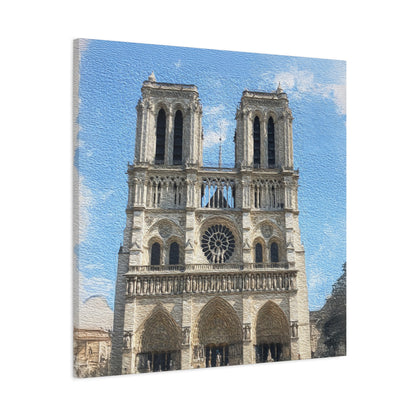 Notre-Dame Cathedral - Stretched Canvas Art Print