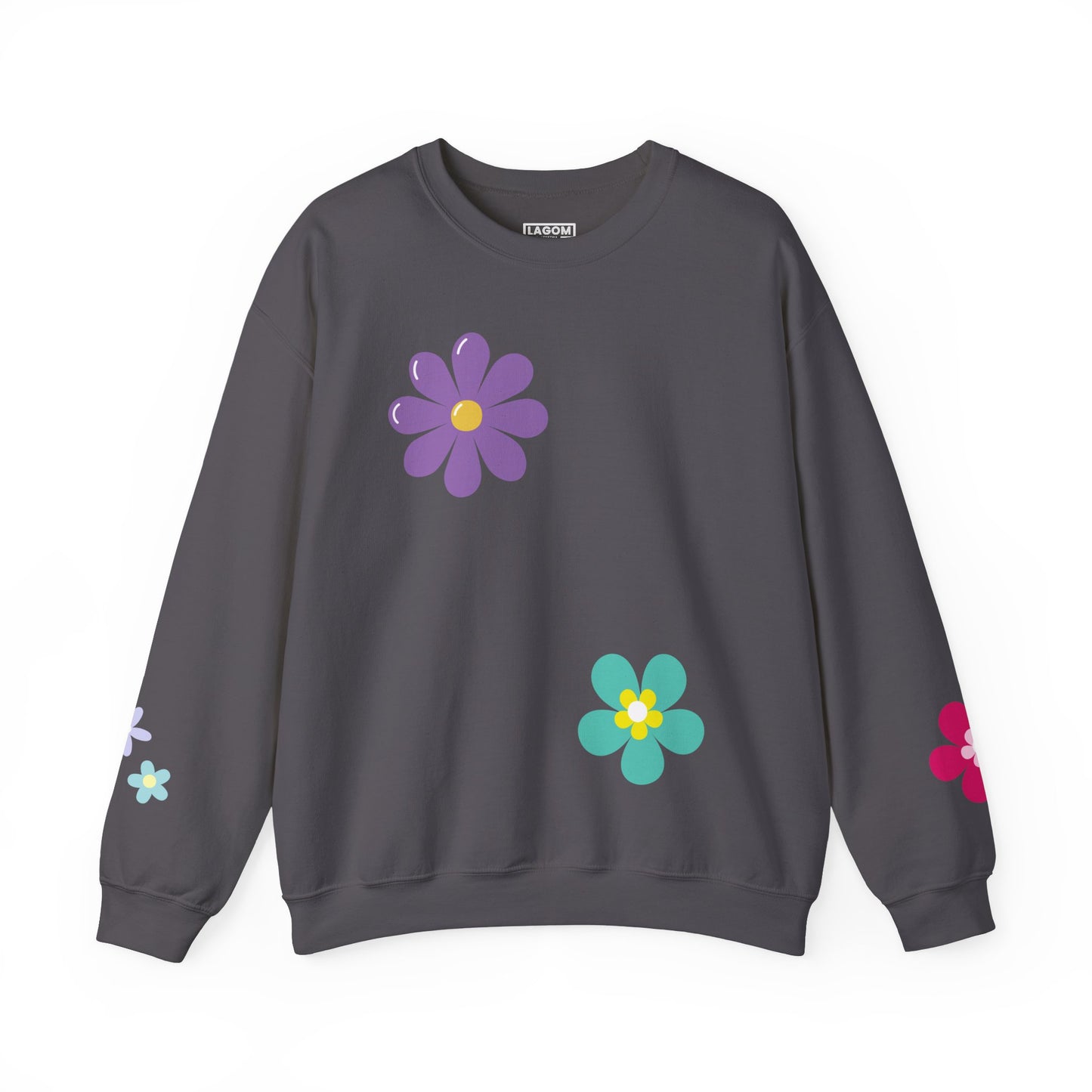 Colorful Floral - Crewneck Sweatshirt