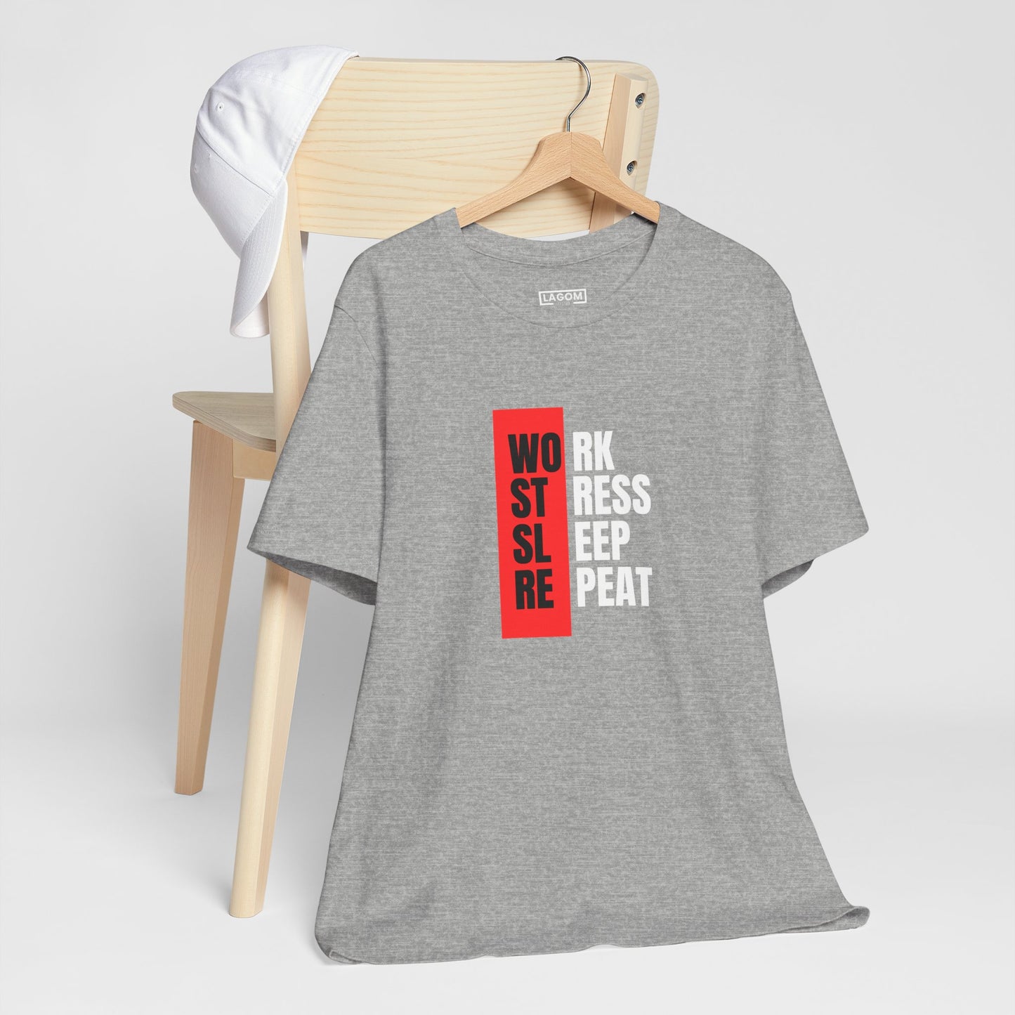 Work Stress Sleep Repeat - T-shirt