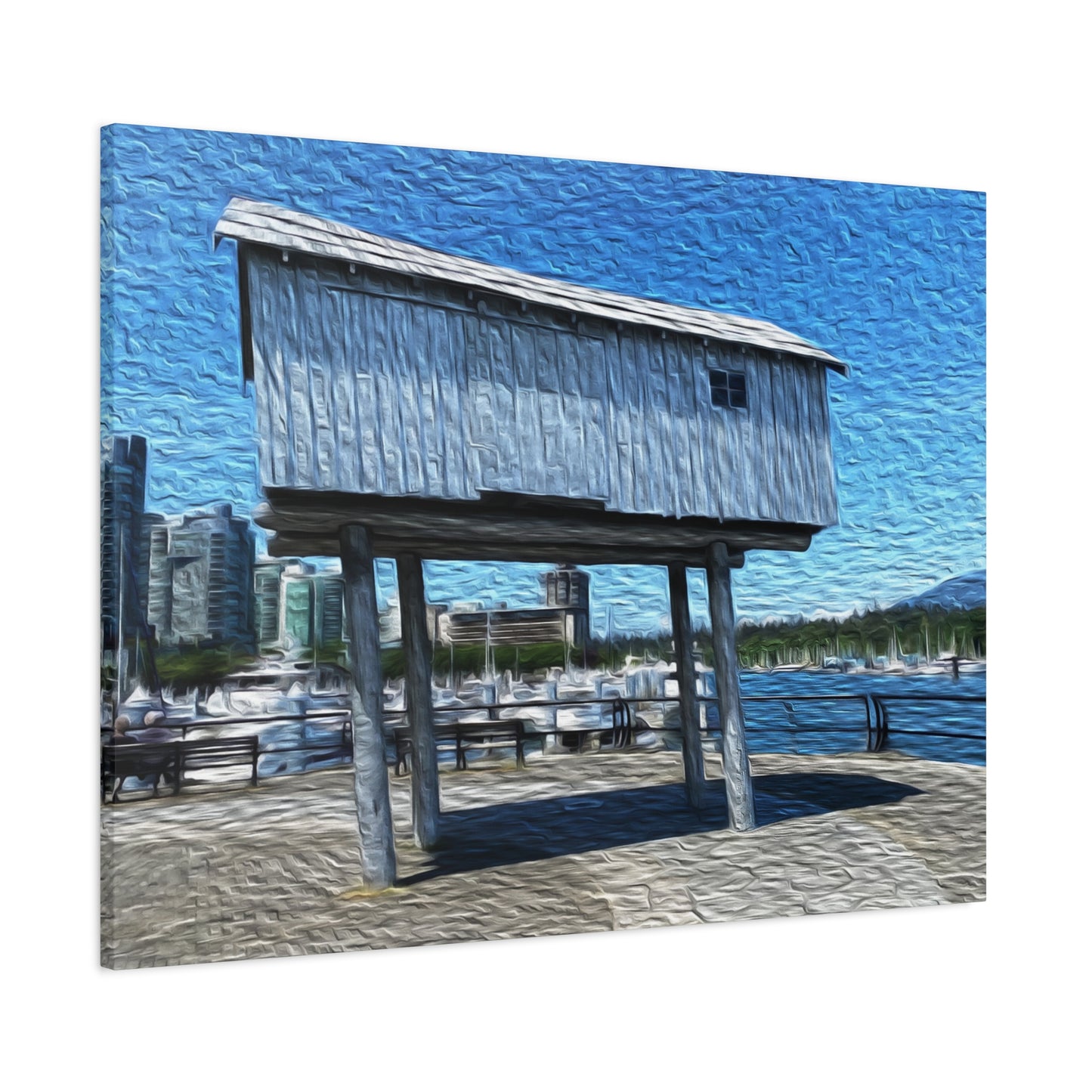 Coal Harbour, Vancouver, Canada - Landscape Canvas Print