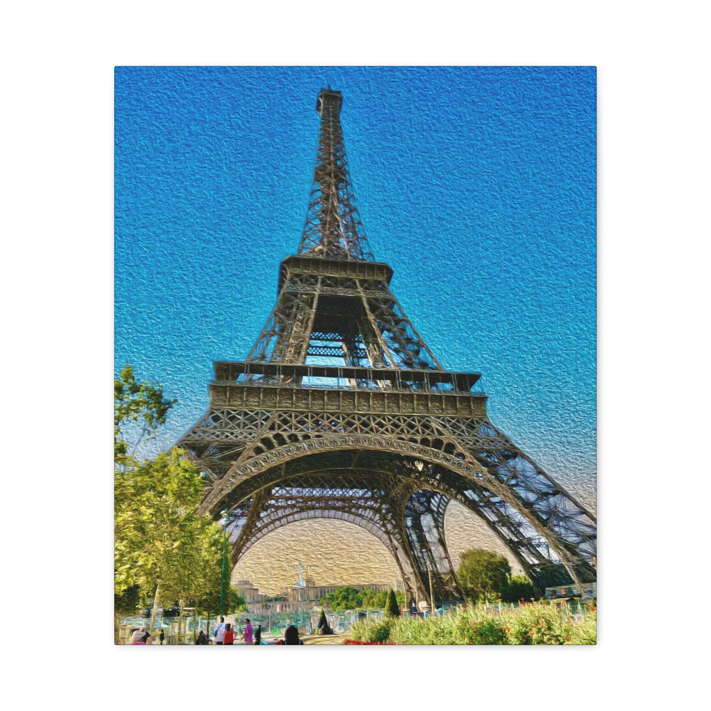 Eiffel Tower, Paris, France - Canvas Wall Art