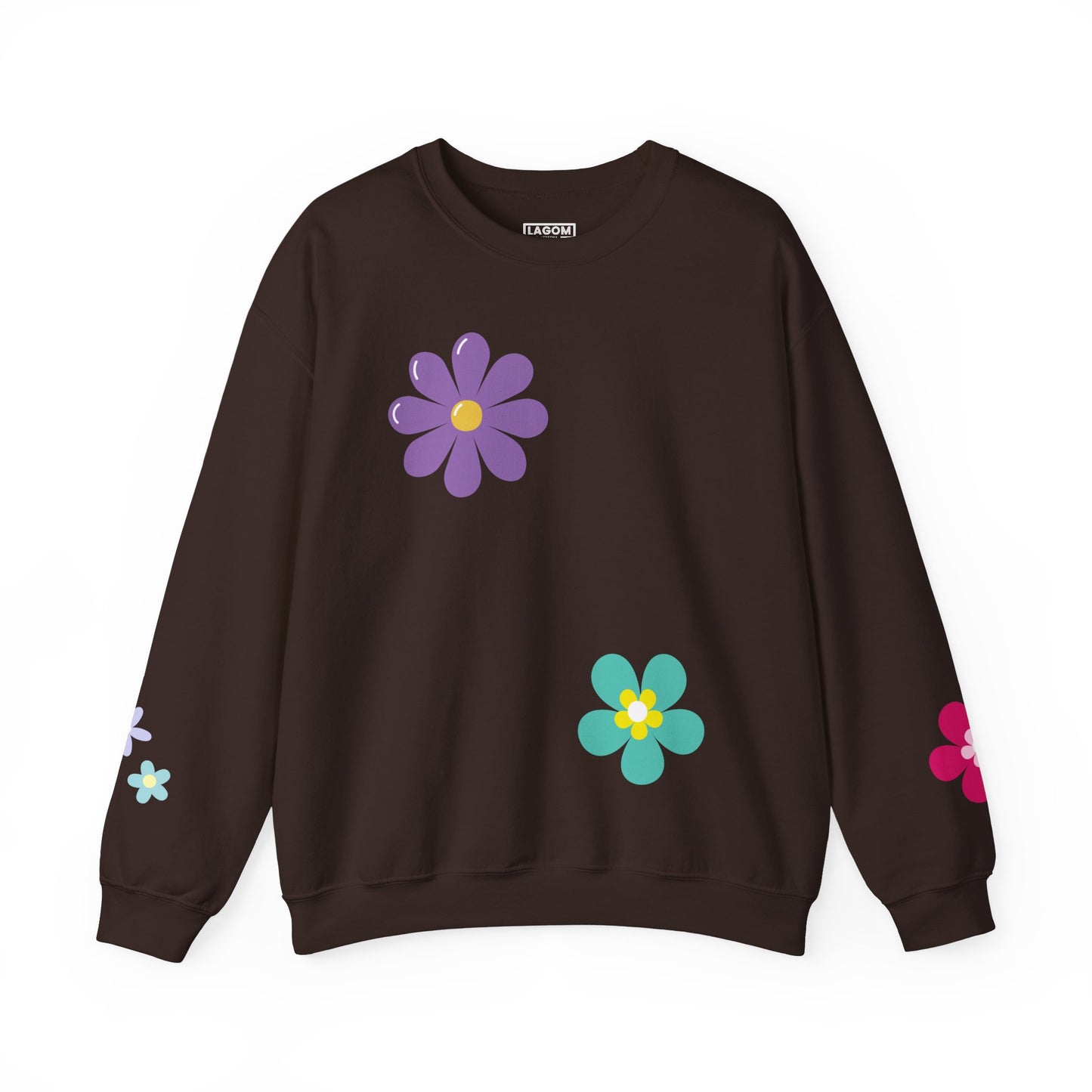 Colorful Floral - Crewneck Sweatshirt