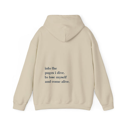 Into the Pages I Dive - Unisex Hoodie