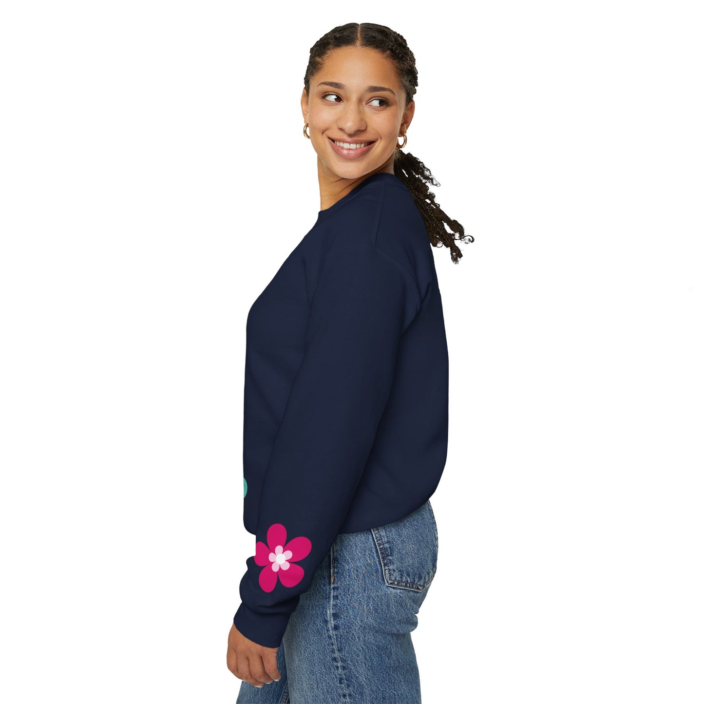 Colorful Floral - Crewneck Sweatshirt