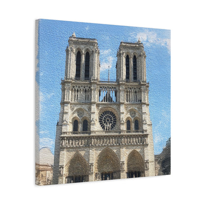 Notre-Dame Cathedral - Stretched Canvas Art Print