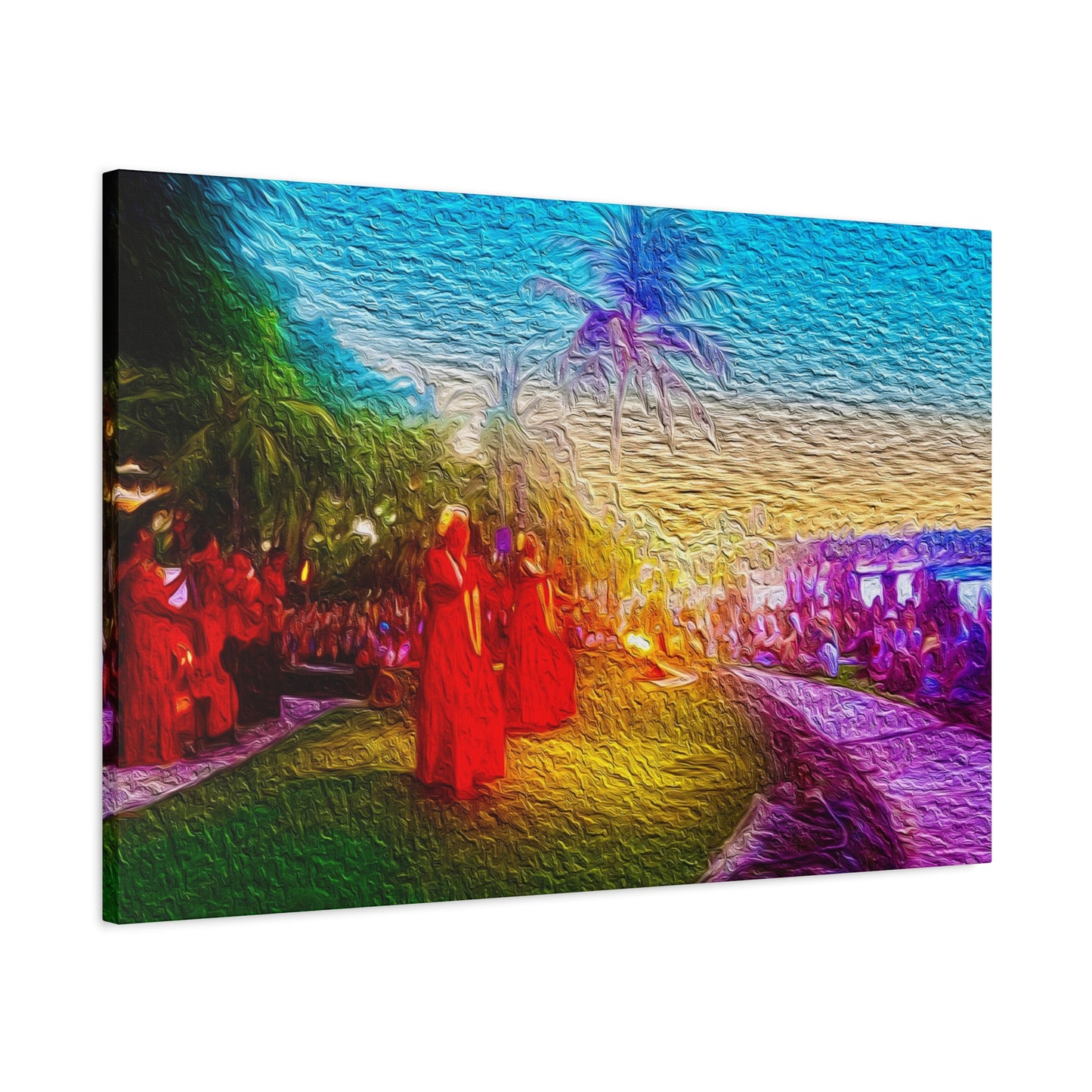 Honolulu, Hawaii - Stretched Canvas Art