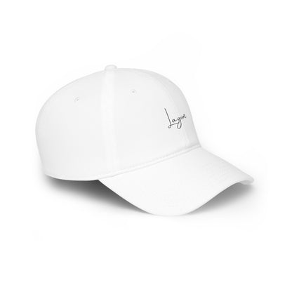 Lagom White Low Profile Baseball Cap