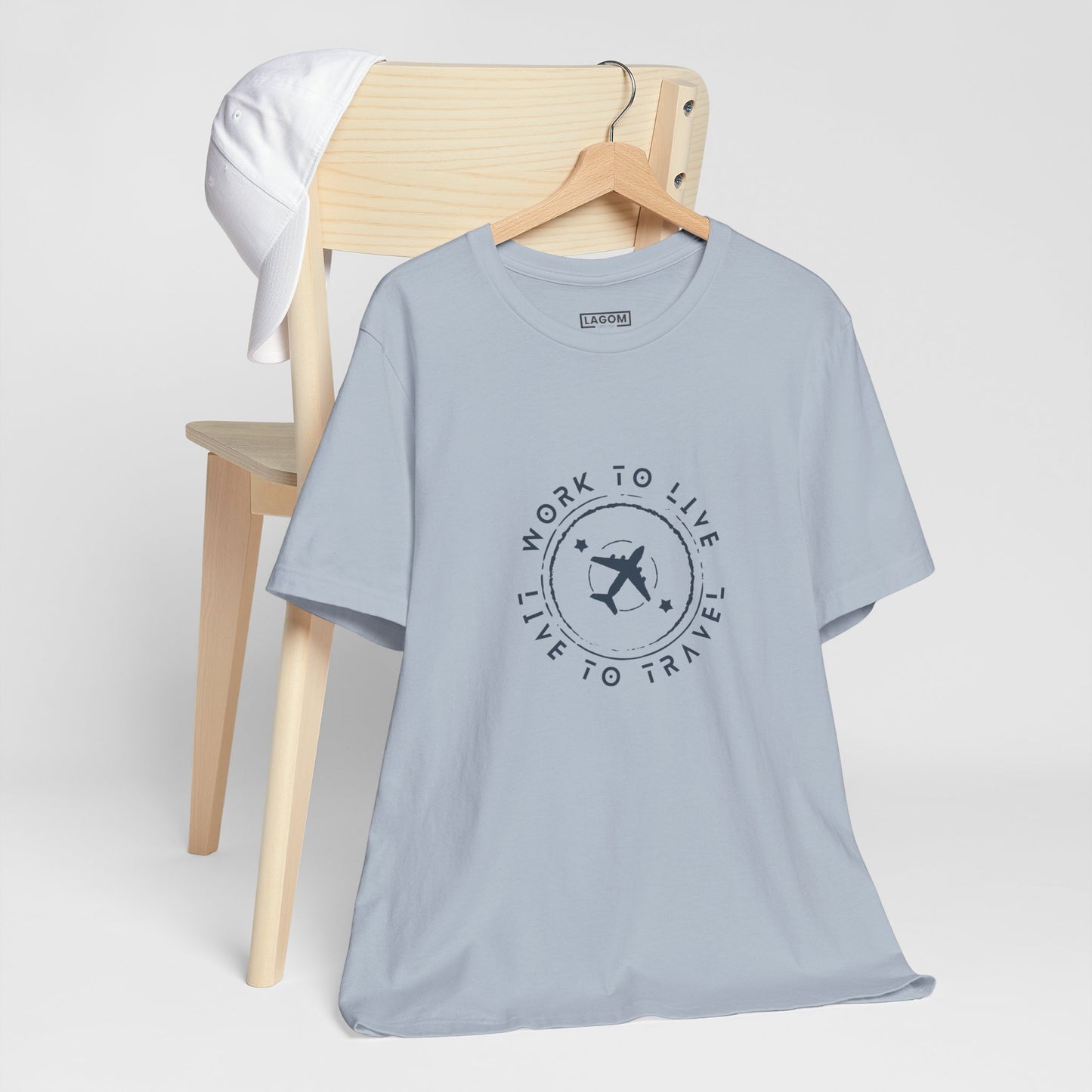 Work to Live, Live to Travel - Unisex Tee