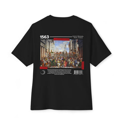 Wedding Feast at Cana - Unisex Oversized Boxy Tee