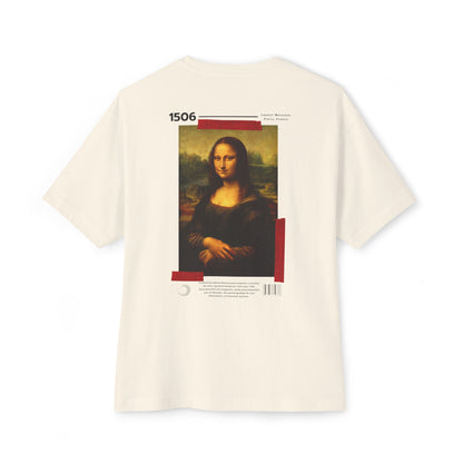 Mona Lisa - Unisex Oversized Boxy Tee