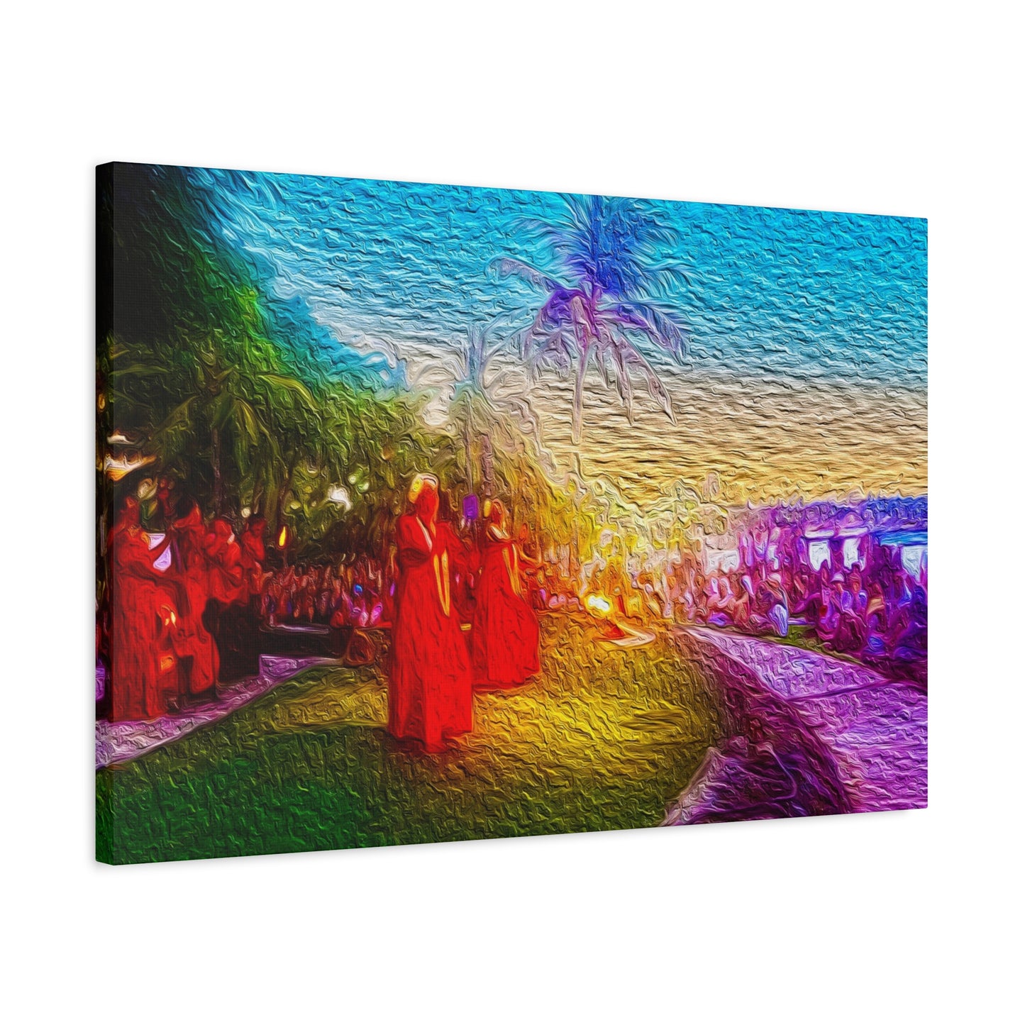 Honolulu, Hawaii - Stretched Canvas Art