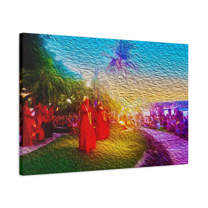 Honolulu, Hawaii - Stretched Canvas Art