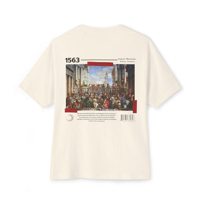 Wedding Feast at Cana - Unisex Oversized Boxy Tee