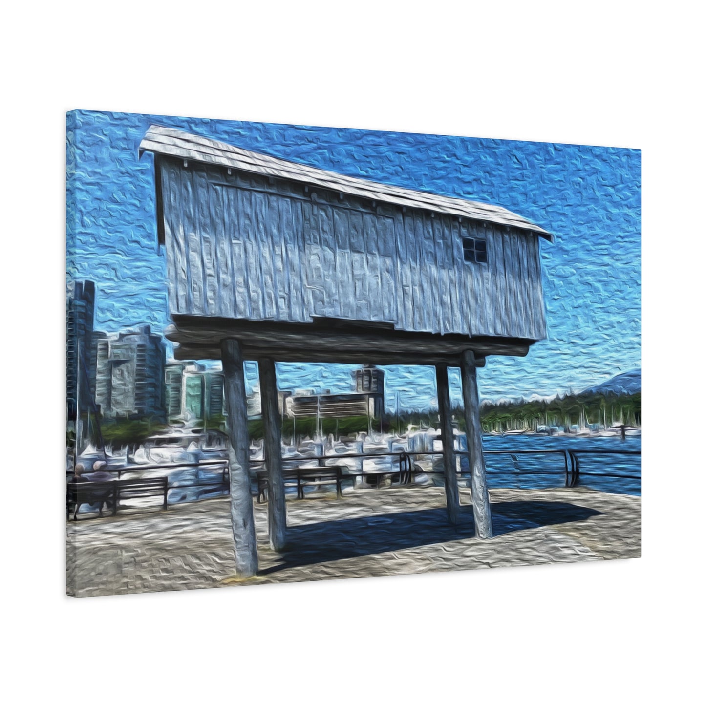 Coal Harbour, Vancouver, Canada - Landscape Canvas Print