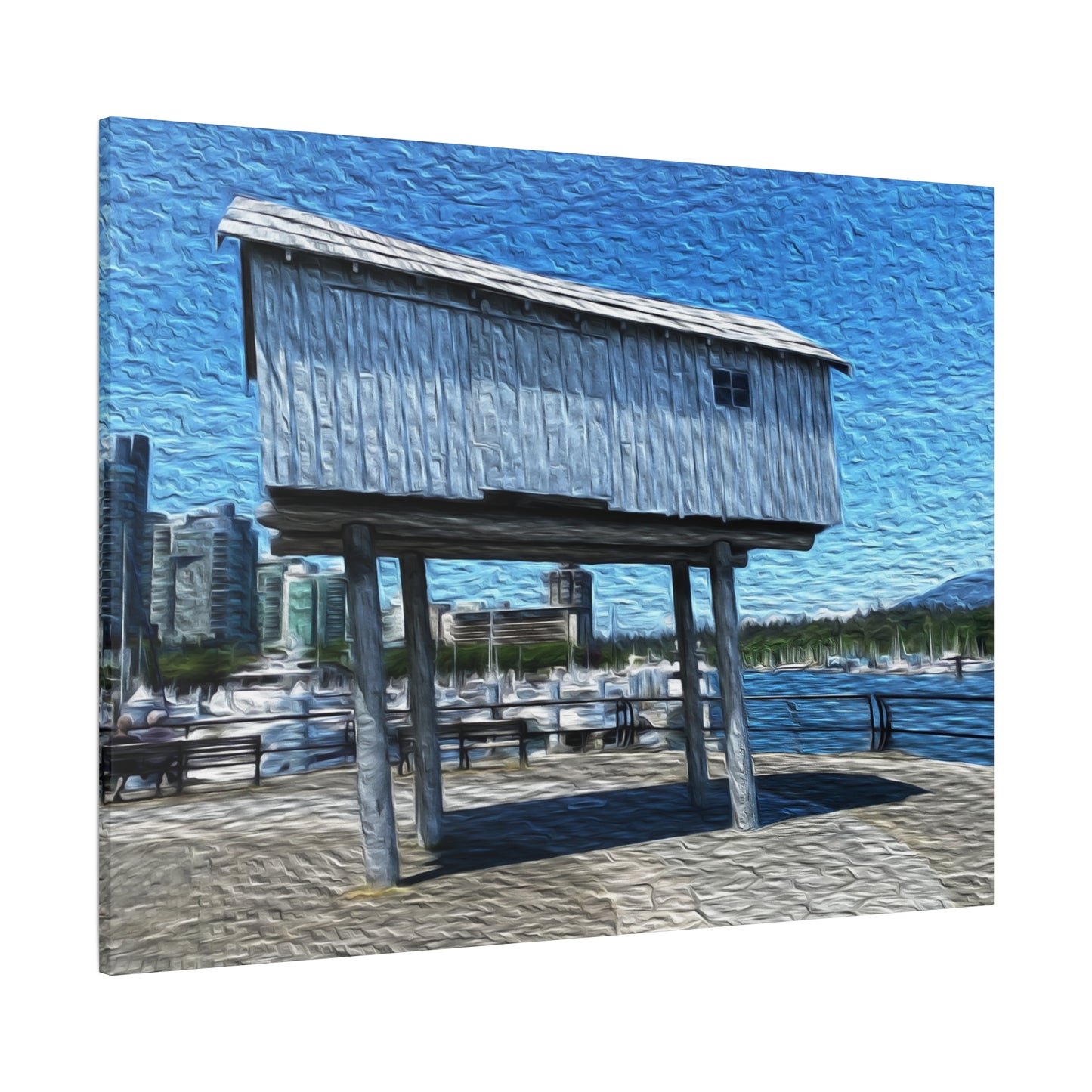 Coal Harbour, Vancouver, Canada - Landscape Canvas Print