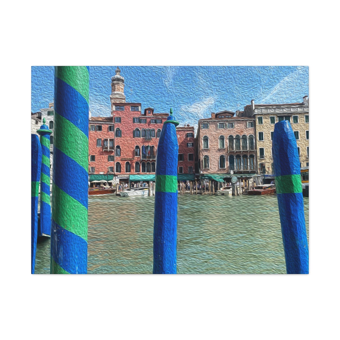 Venice Canals, Italy - Matte Canvas Art