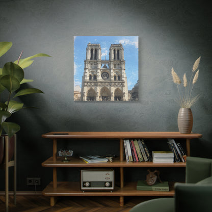 Notre-Dame Cathedral - Stretched Canvas Art Print