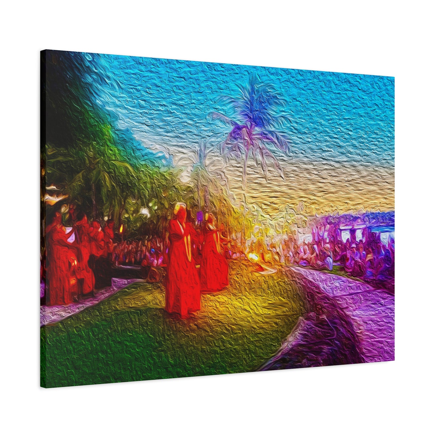 Honolulu, Hawaii - Stretched Canvas Art