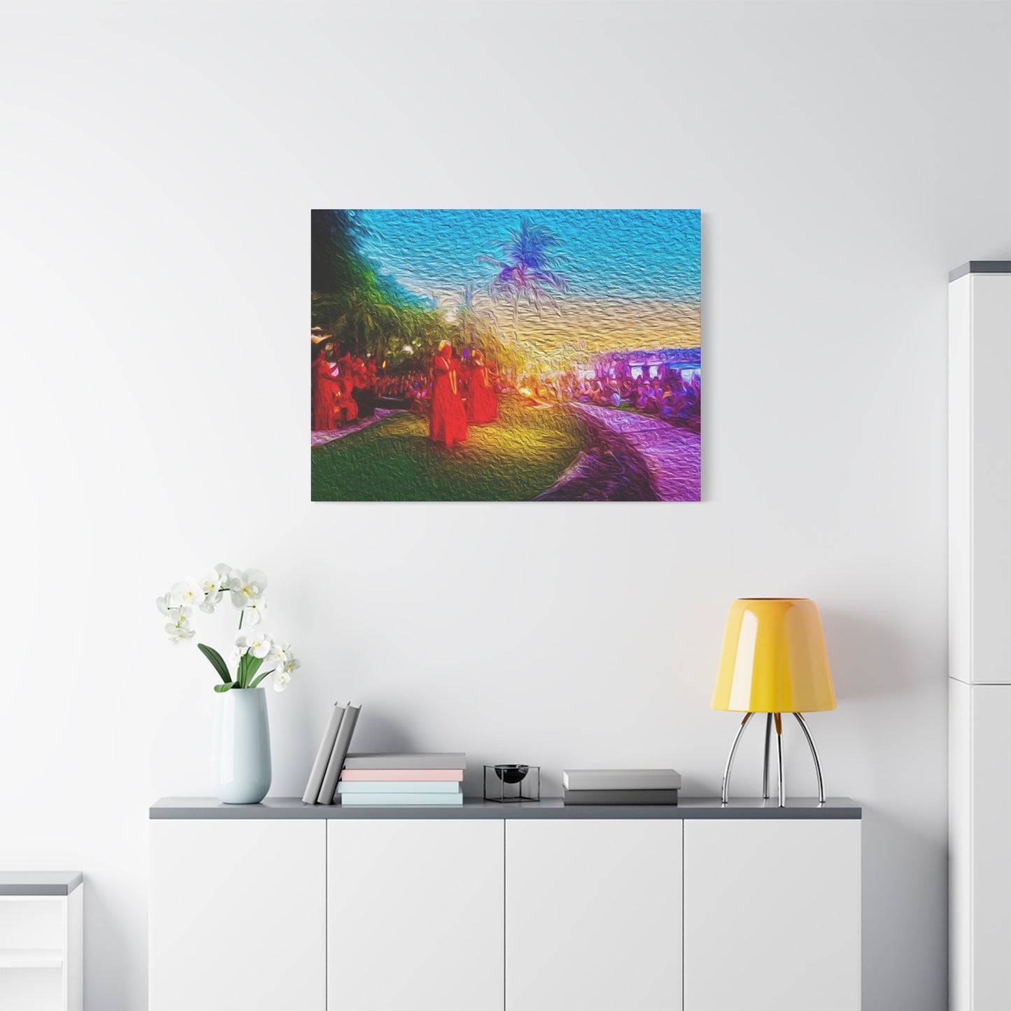 Honolulu, Hawaii - Stretched Canvas Art