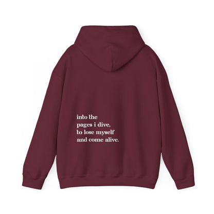 Into the Pages I Dive - Unisex Hoodie