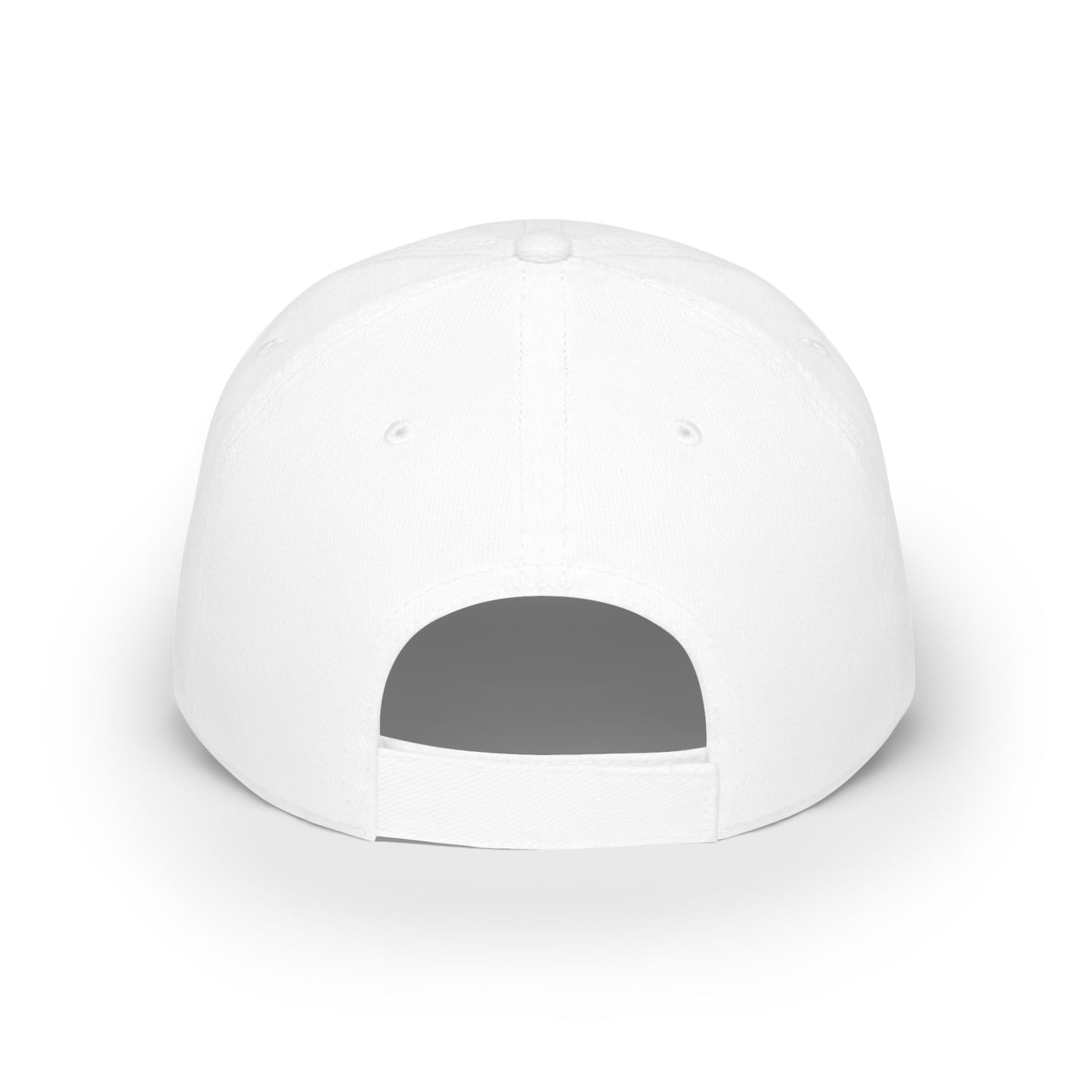 Lagom White Low Profile Baseball Cap