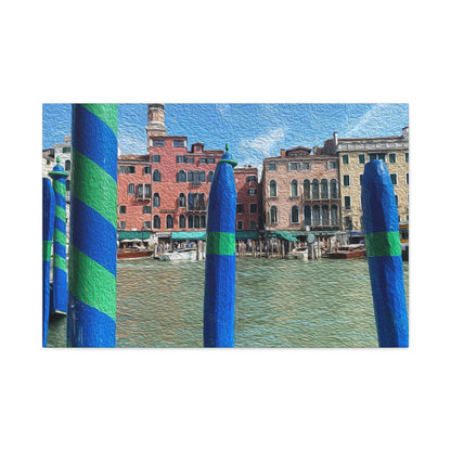 Venice Canals, Italy - Matte Canvas Art