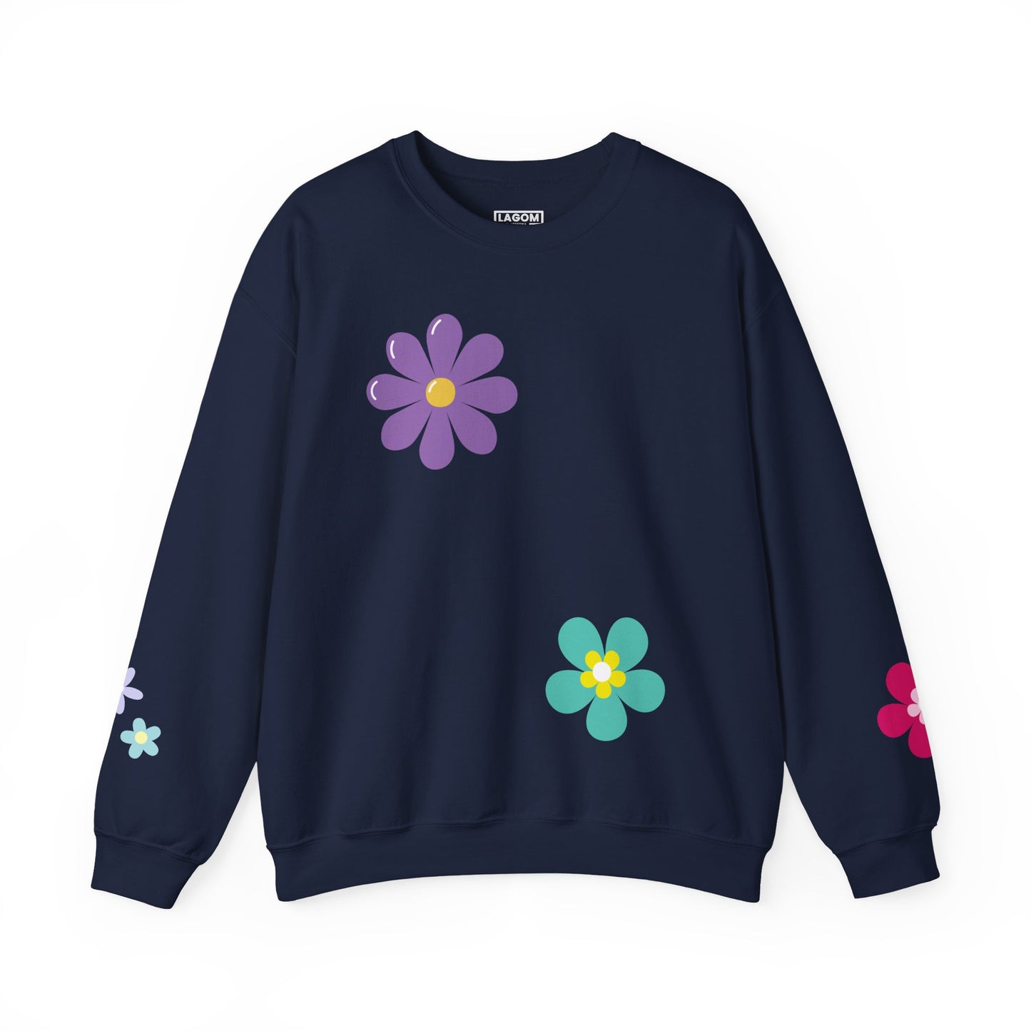 Colorful Floral - Crewneck Sweatshirt