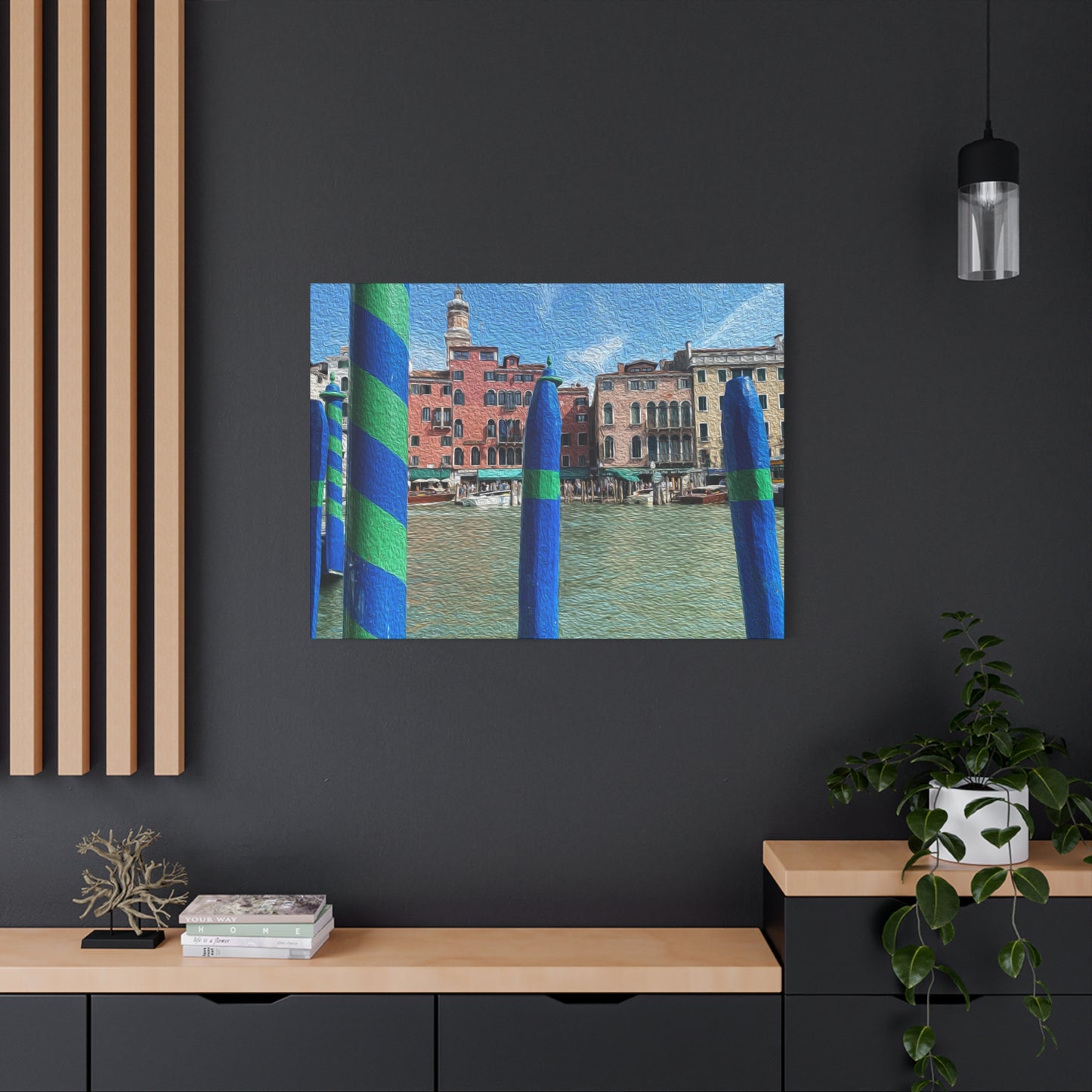 Venice Canals, Italy - Matte Canvas Art