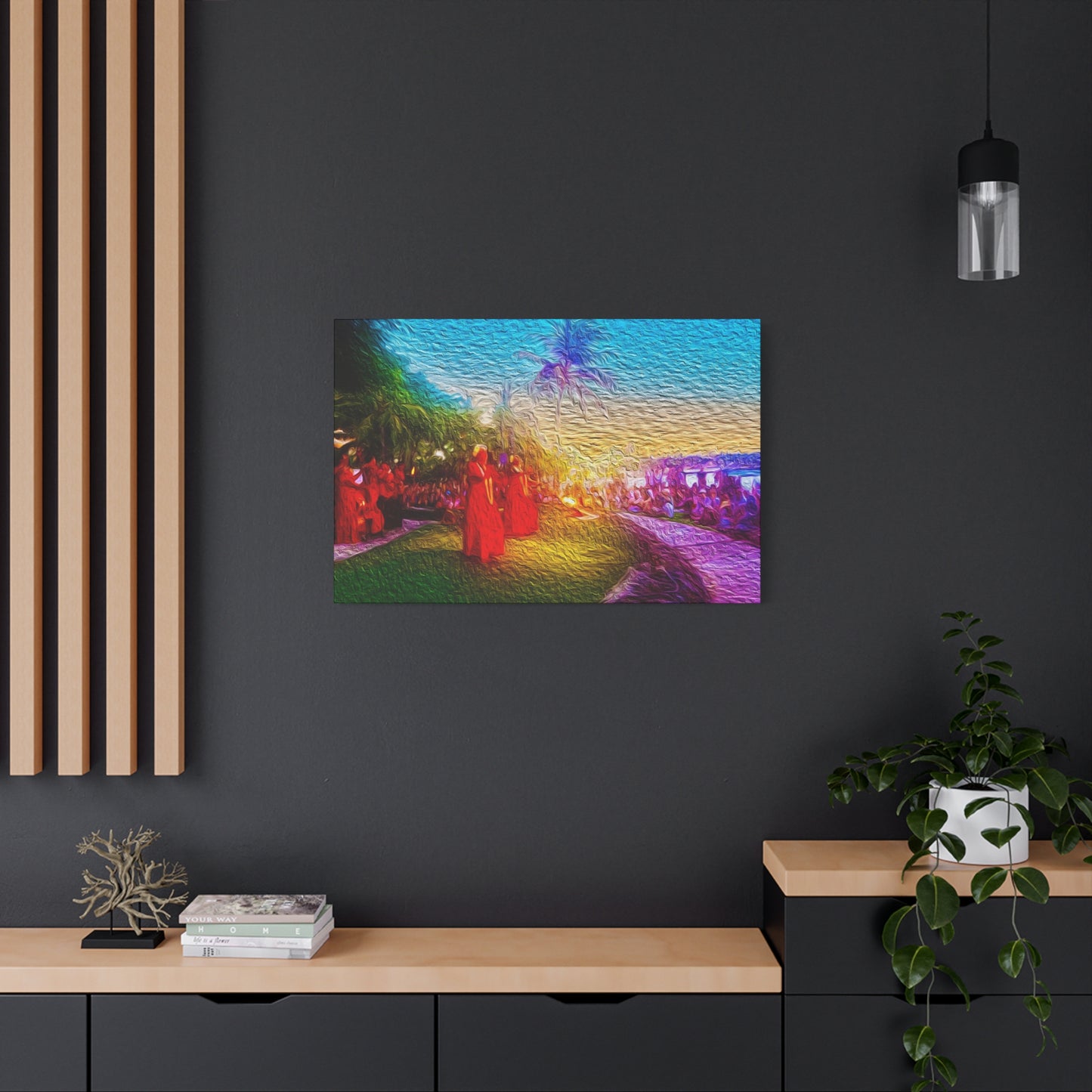 Honolulu, Hawaii - Stretched Canvas Art