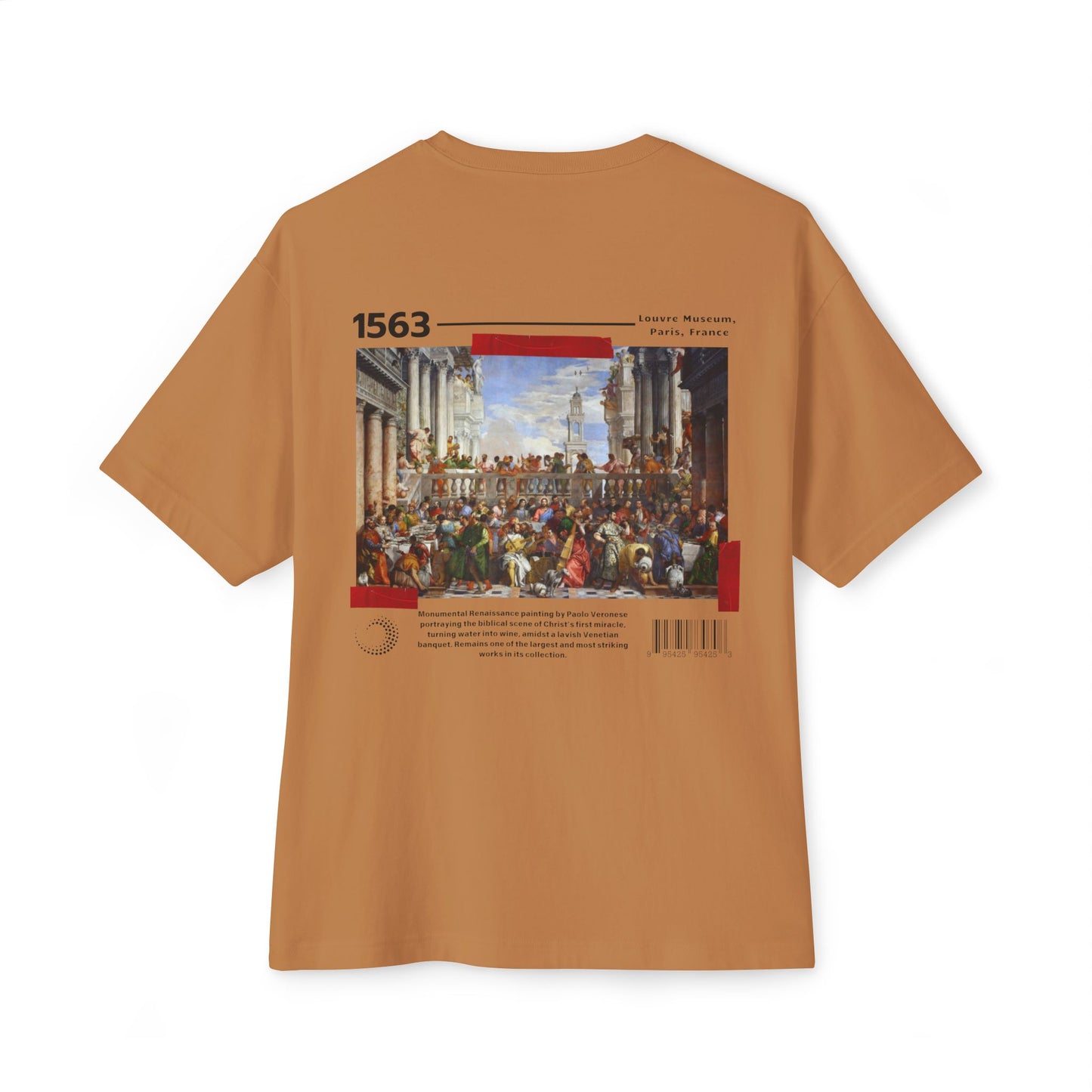 Wedding Feast at Cana - Unisex Oversized Boxy Tee