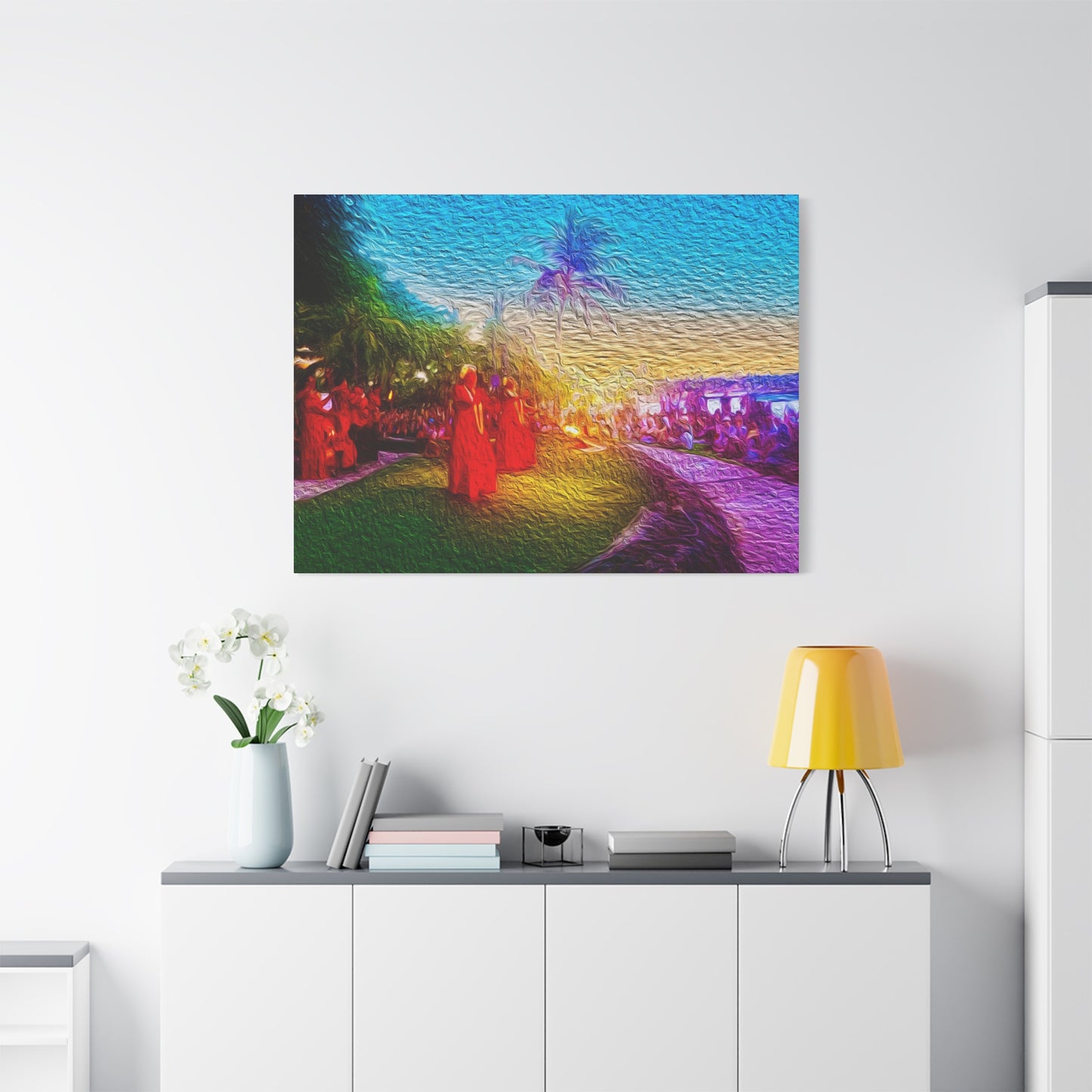 Honolulu, Hawaii - Stretched Canvas Art