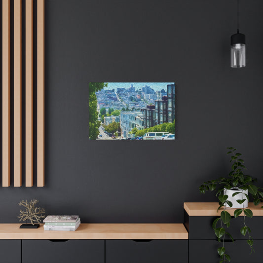 San Francisco Streets - Matte Canvas Wall Art