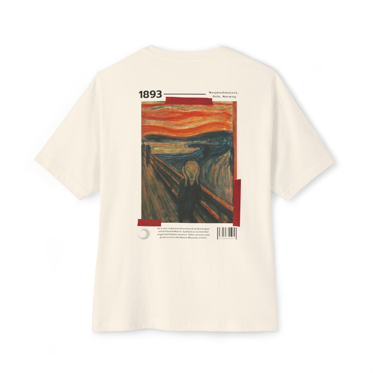 The Scream - Unisex Oversized Boxy Tee