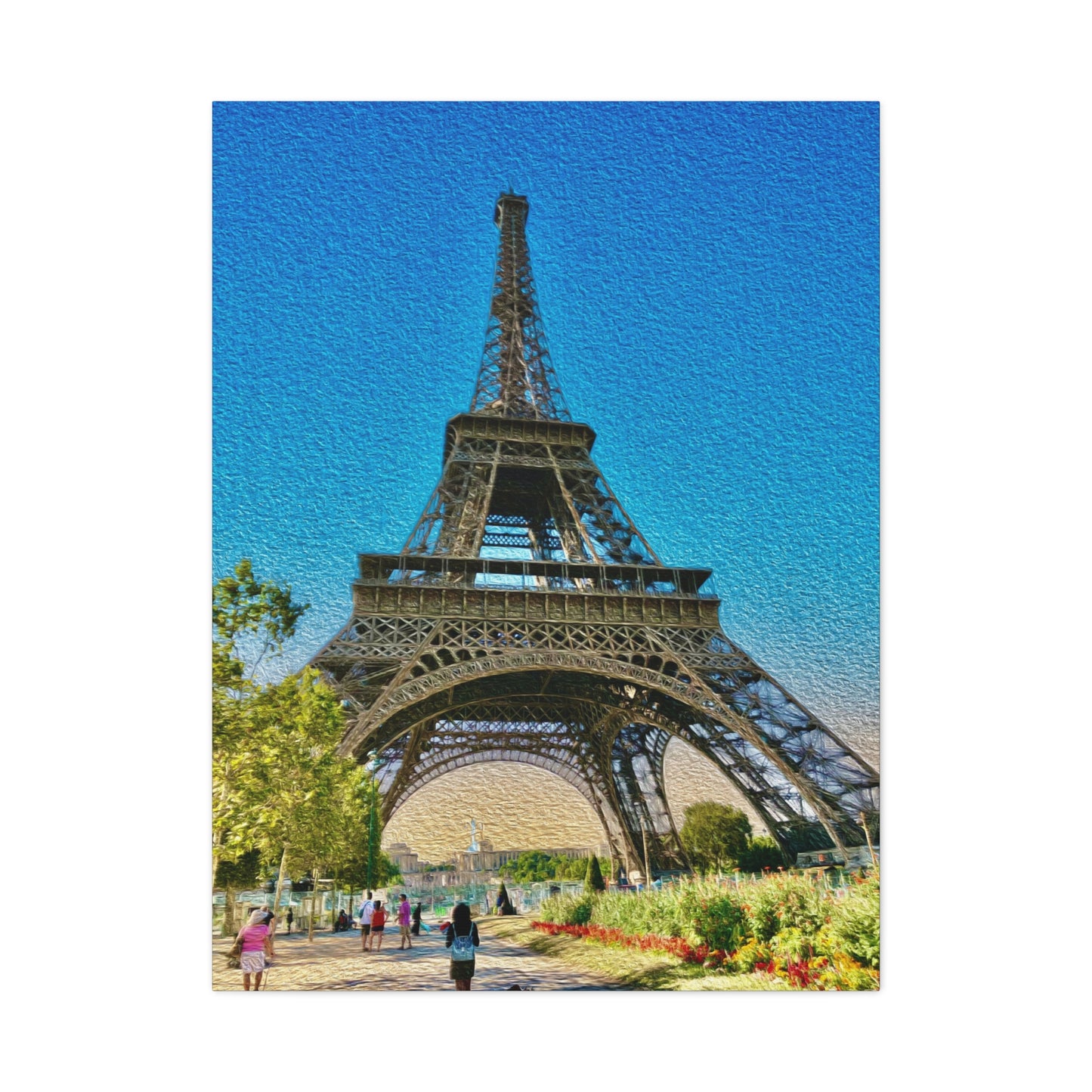 Eiffel Tower, Paris, France - Canvas Wall Art