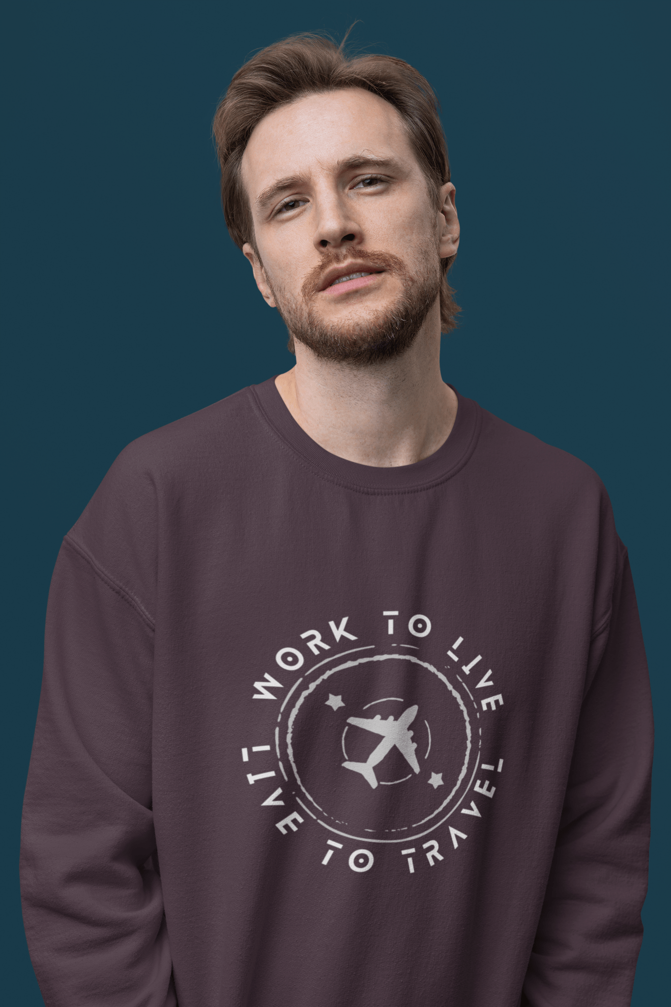 Work to Live, Live to Travel - Sweatshirt