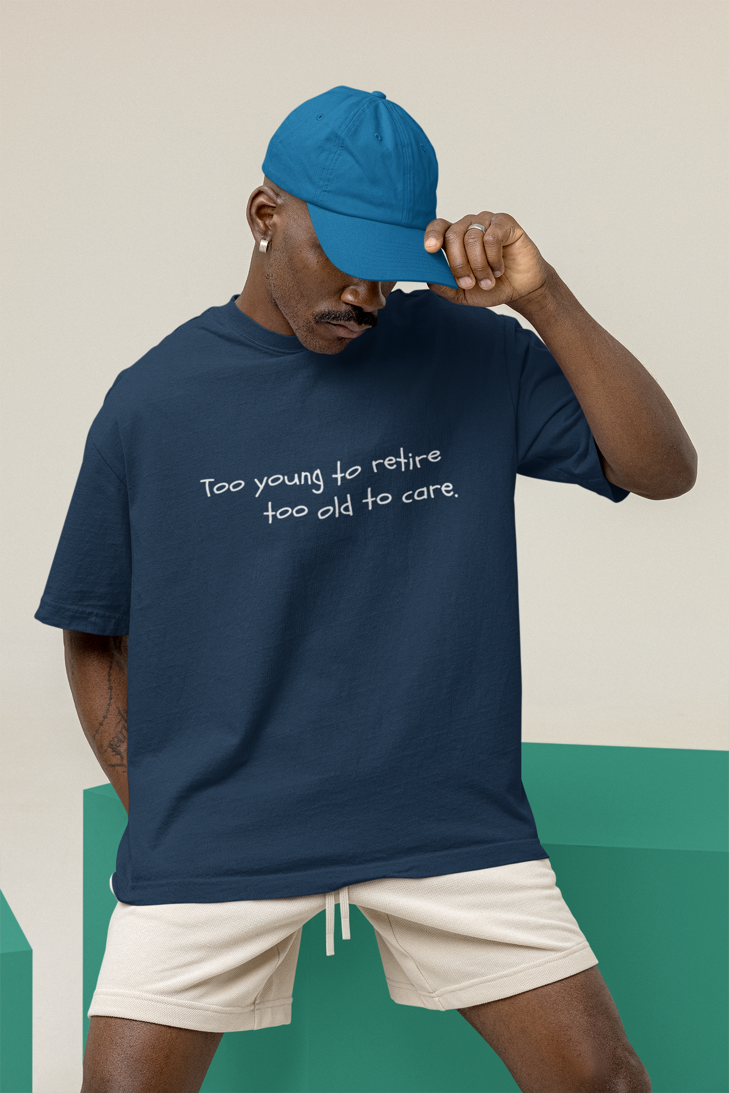 Too Young to Retire, Too Old to Care - T-Shirt