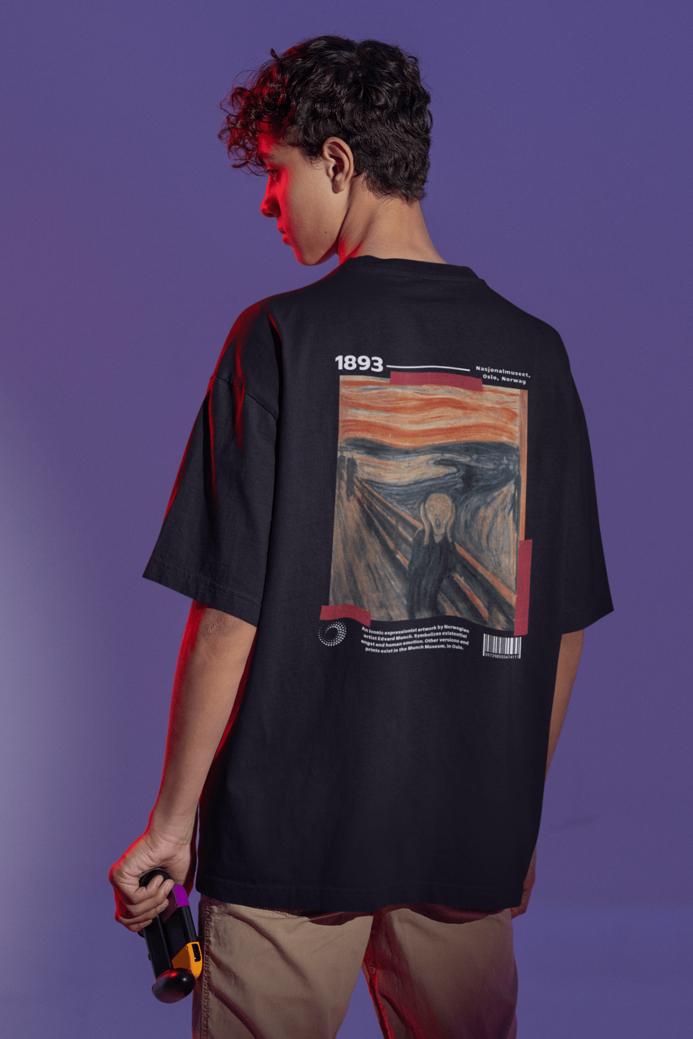 The Scream - Unisex Oversized Boxy Tee