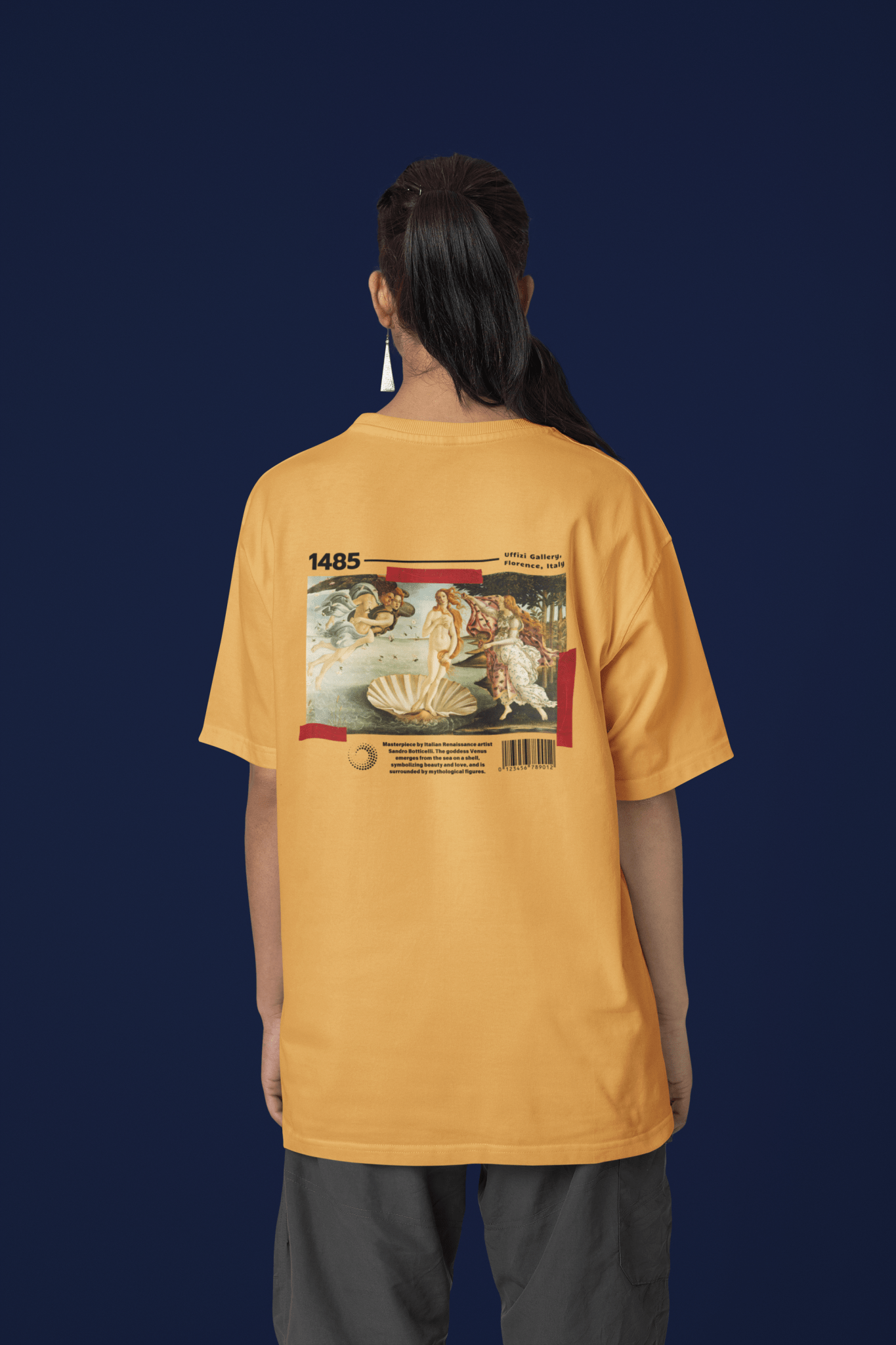 Birth of Venus - Unisex Oversized Boxy Tee